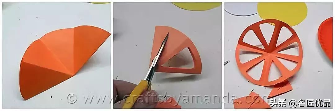 长方形创意纸盘美工作品,纸盘子手工秋天