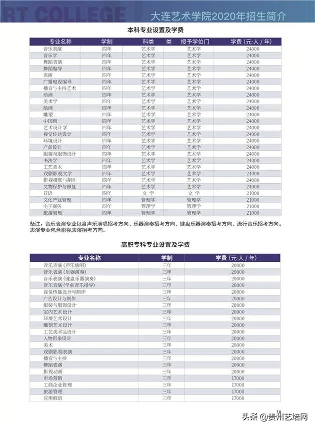 大连艺术学院2020年招生计划,大连艺术学院2020招生简章