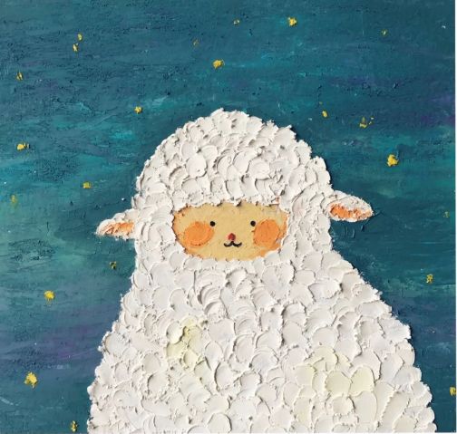 卡通头像可爱呆萌油画,油画风头像卡通