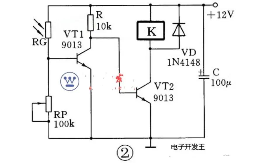 三极管光电开关原理,三极管光控开关