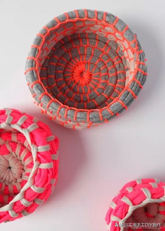 手工用绳子编织篮子简单又好看,怎样手工编篮子