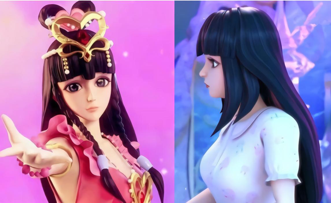 当叶罗丽仙子都换上菲灵的发型时,当叶罗丽仙子们来到人类世界