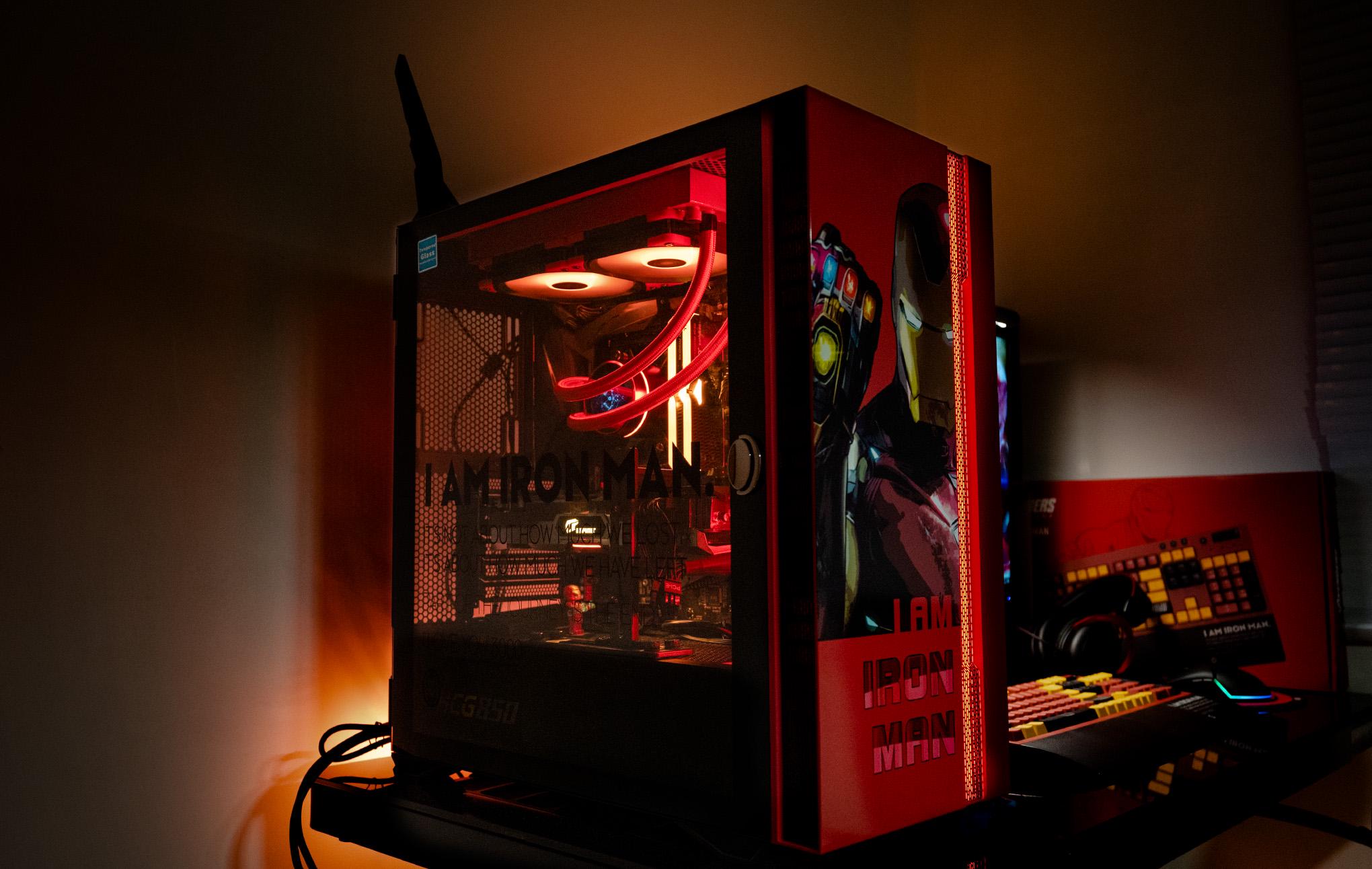 一代漫威英雄谢幕的缅怀,钢铁侠主题桌面SHOW