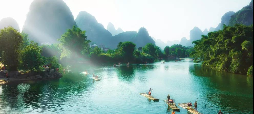 广西阳朔又一顶奢酒店,潺潺流水,久违的隔世风景,美得像一个梦