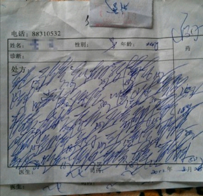一文教你看懂门诊处方上的那些英文字母