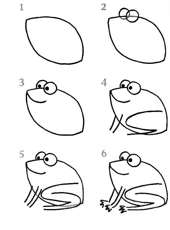 卡通图片动物大全可爱简单萌萌哒,简单画教程可爱小动物