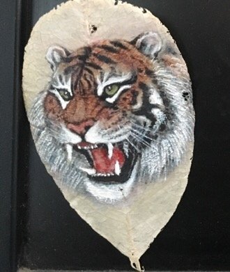 叶脉画黄石唯一创作者,资中非物质文化遗产叶脉画