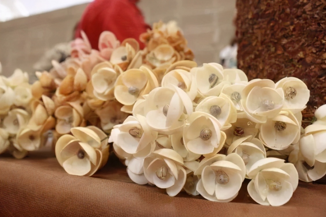 海边捡的贝壳可以做什么手工,贝壳创意手工种花