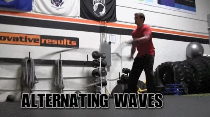 增肌阶段练战绳,战绳训练发力