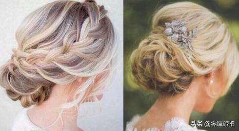 适合拍婚纱照的清新新娘发型，让你美得更加优雅