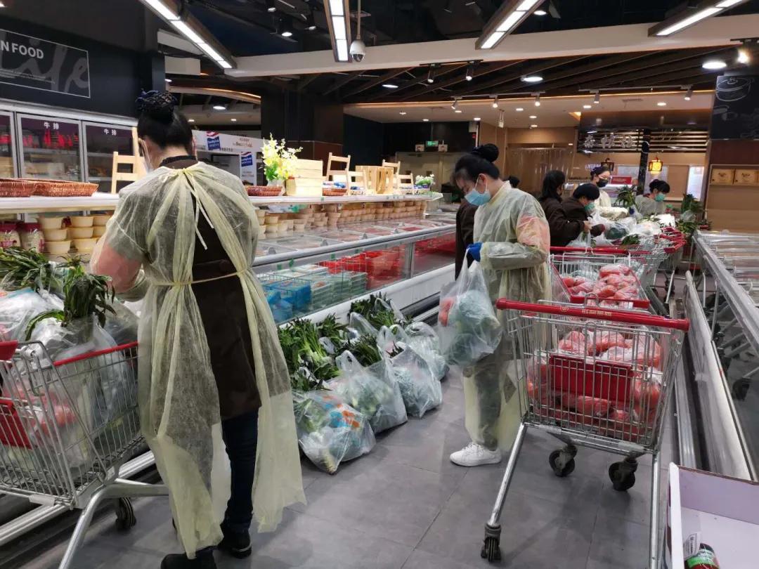 现在武汉的超市,武汉街上卖菜生意