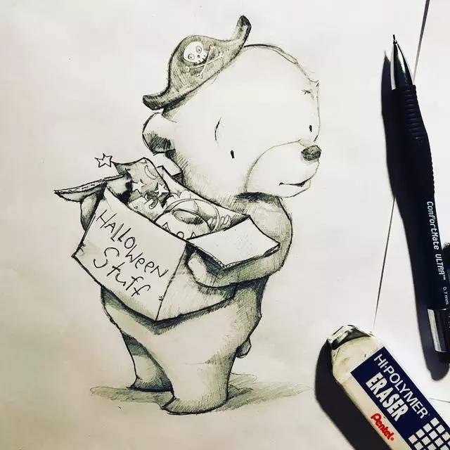 有趣的铅笔拓印画,特别有创意的铅笔