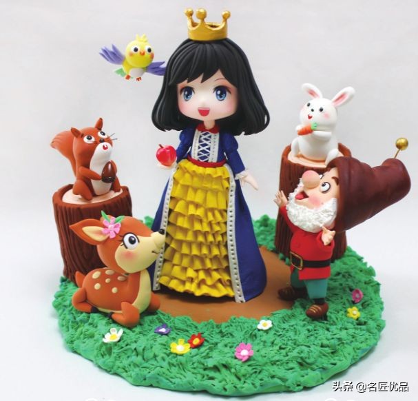 轻黏土可爱又简单的捏法,做一个简单可爱的小萌物用粘土捏