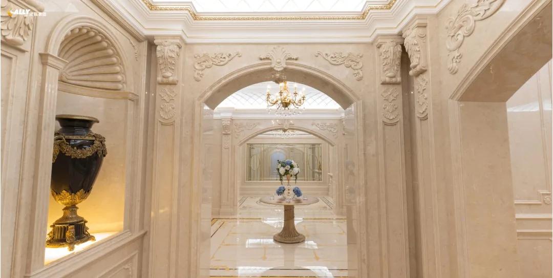 老矿莎安娜米黄石材,欧式别墅瓷砖