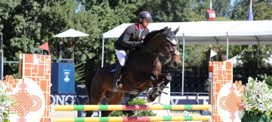 中国马术盛装舞步冠军赛扬鞭开赛,中国武汉国际赛马节