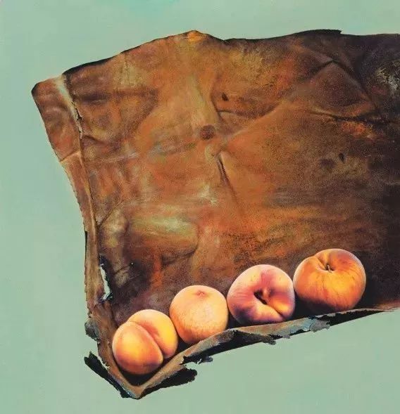 冷军画桃子图片大全,冷军画桃子放大5倍