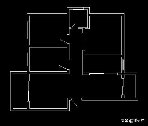零基础cad家居户型平面图,如何看懂cad户型平面图