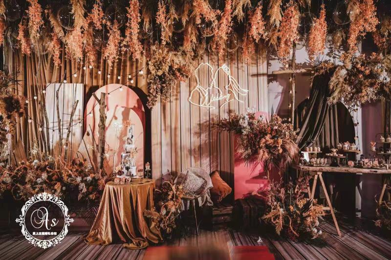 红色中式婚礼策划婚礼布置,婚礼策划婚礼布置奢华版