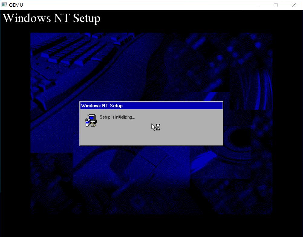QEMU安装WINDOWSNT4.0MIPS版本