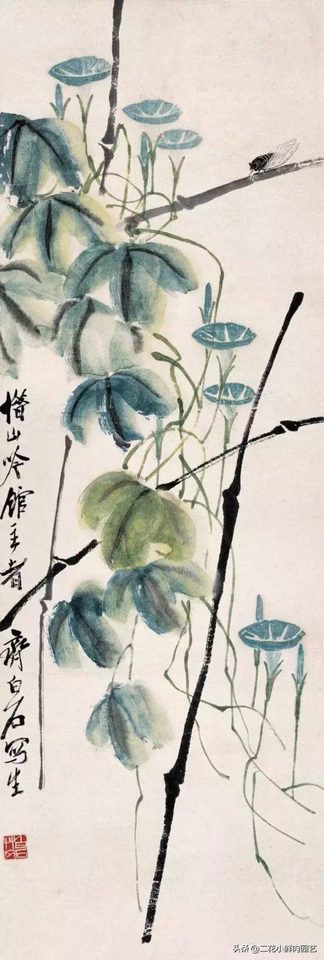 100种花卉绘画,100多张花卉线描手稿素材赶快收藏