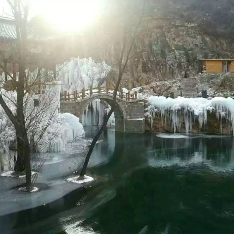 ※平山※十里清风不如你，冬季冰瀑节开幕啦