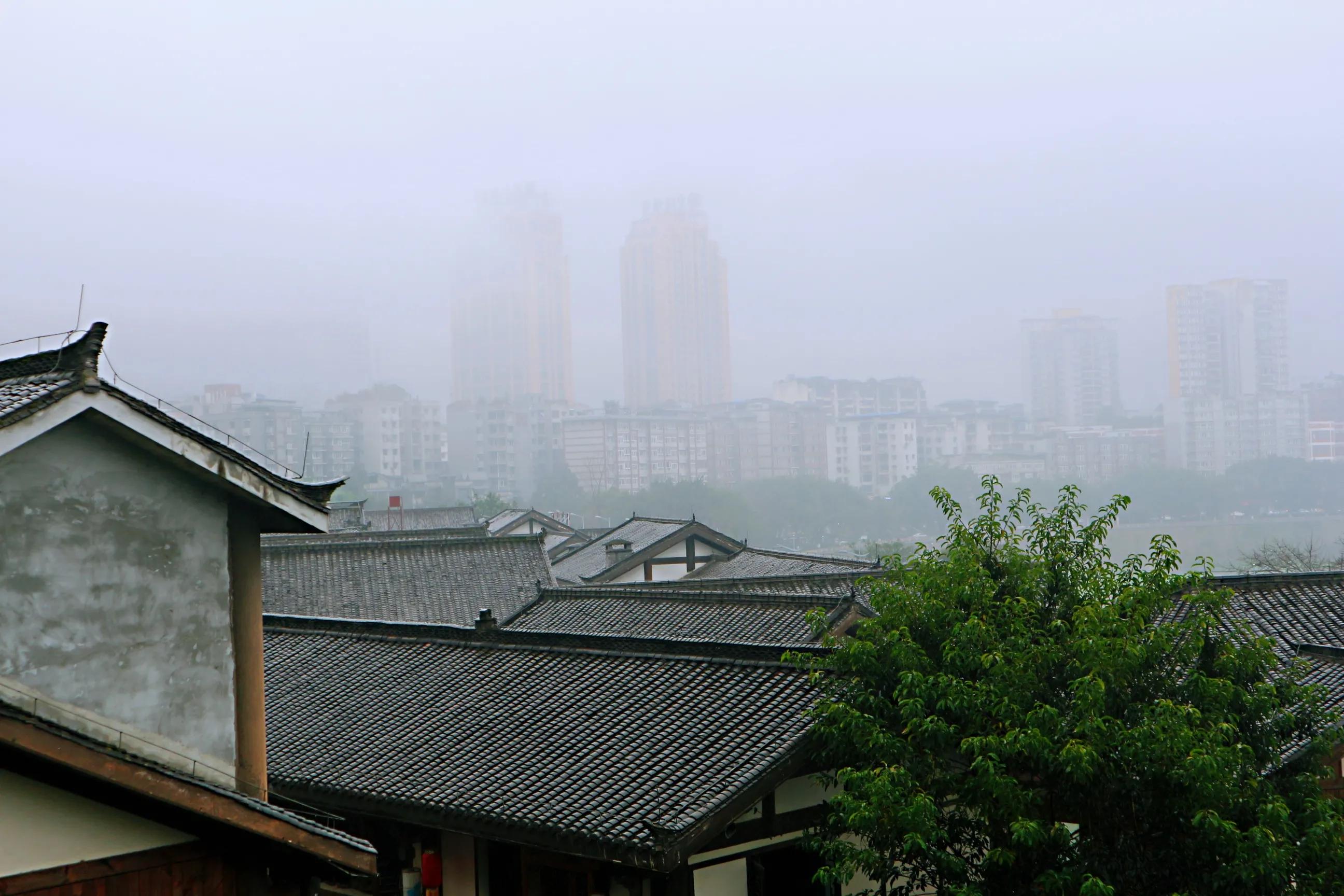 巴南区鱼洞老街公园仿古建筑群,巴南鱼洞老街历史