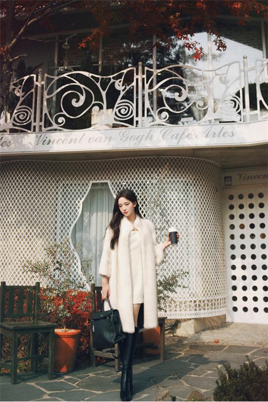 18套俏皮的保暖穿搭,韩国街拍穿搭冬季保暖