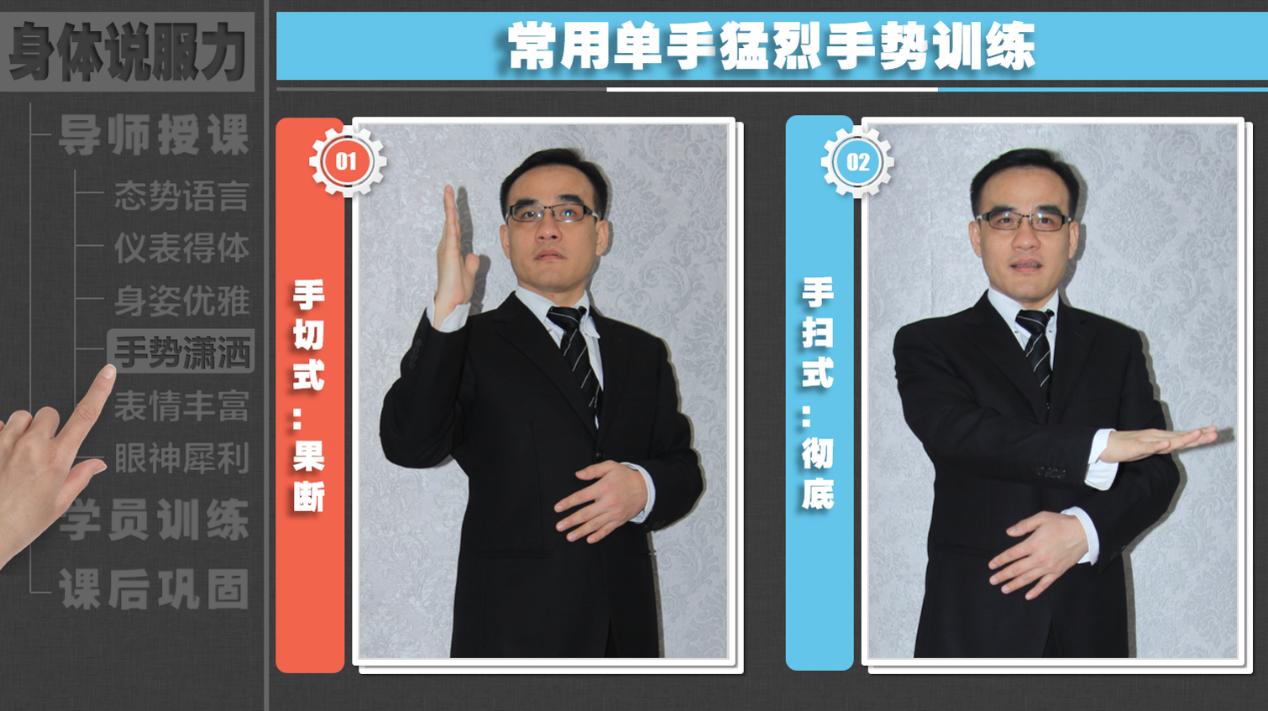 演讲要做的手势,要想讲话管用必须自己有实力