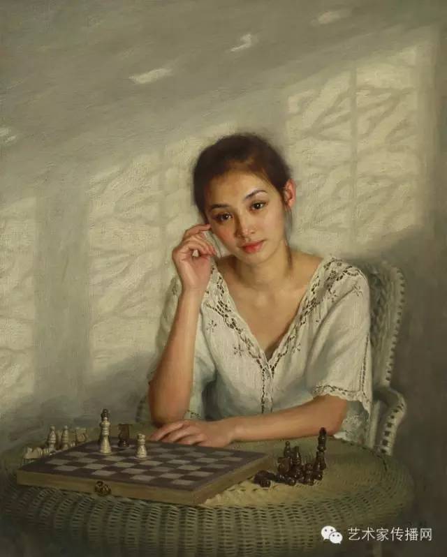 王剑的绘画作品欣赏,画家王剑粉笔画作品欣赏