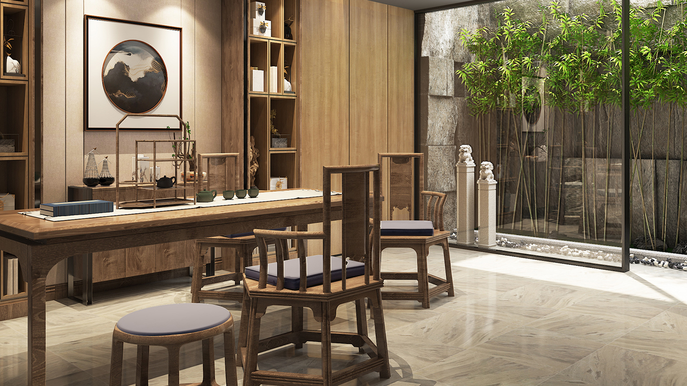 静心享受平淡如水的生活,享受安静和独处喝茶看书