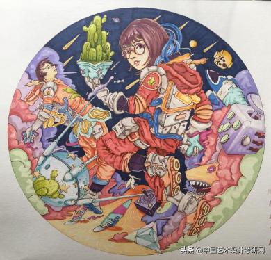 曾经的“反面教材”,现在的手绘第一!三战清美,曲径如何变通途