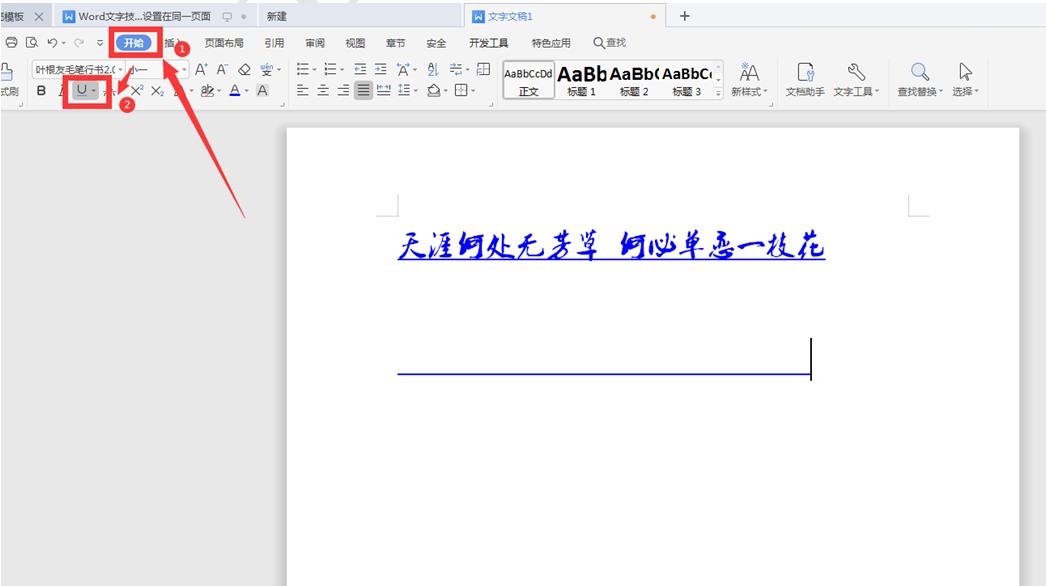 空白下划线在word里怎么打出来,word文档里怎么去除下划线