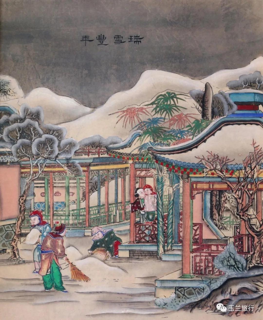 杨柳青木版年画传承及彩绘实践,100幅怀旧杨柳青年画欣赏