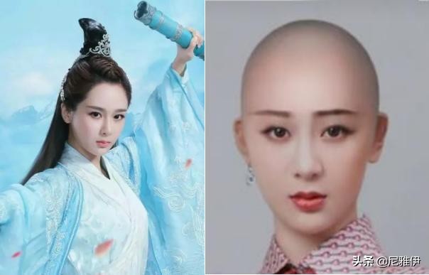 女明星光头的照片,女星光头形象盘点