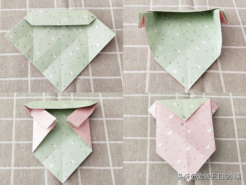 当爱心遇上百合折纸视频教程,百合花朵折纸步骤图解