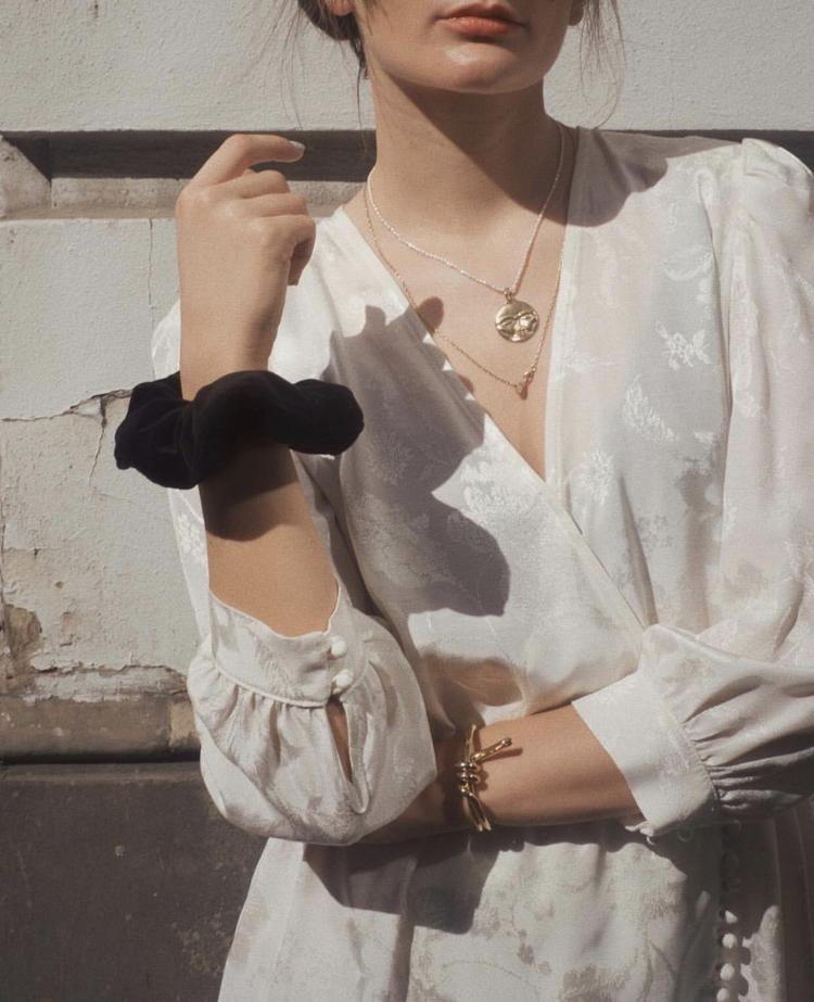 法式赫本风真丝高级感,法式复古大码真丝