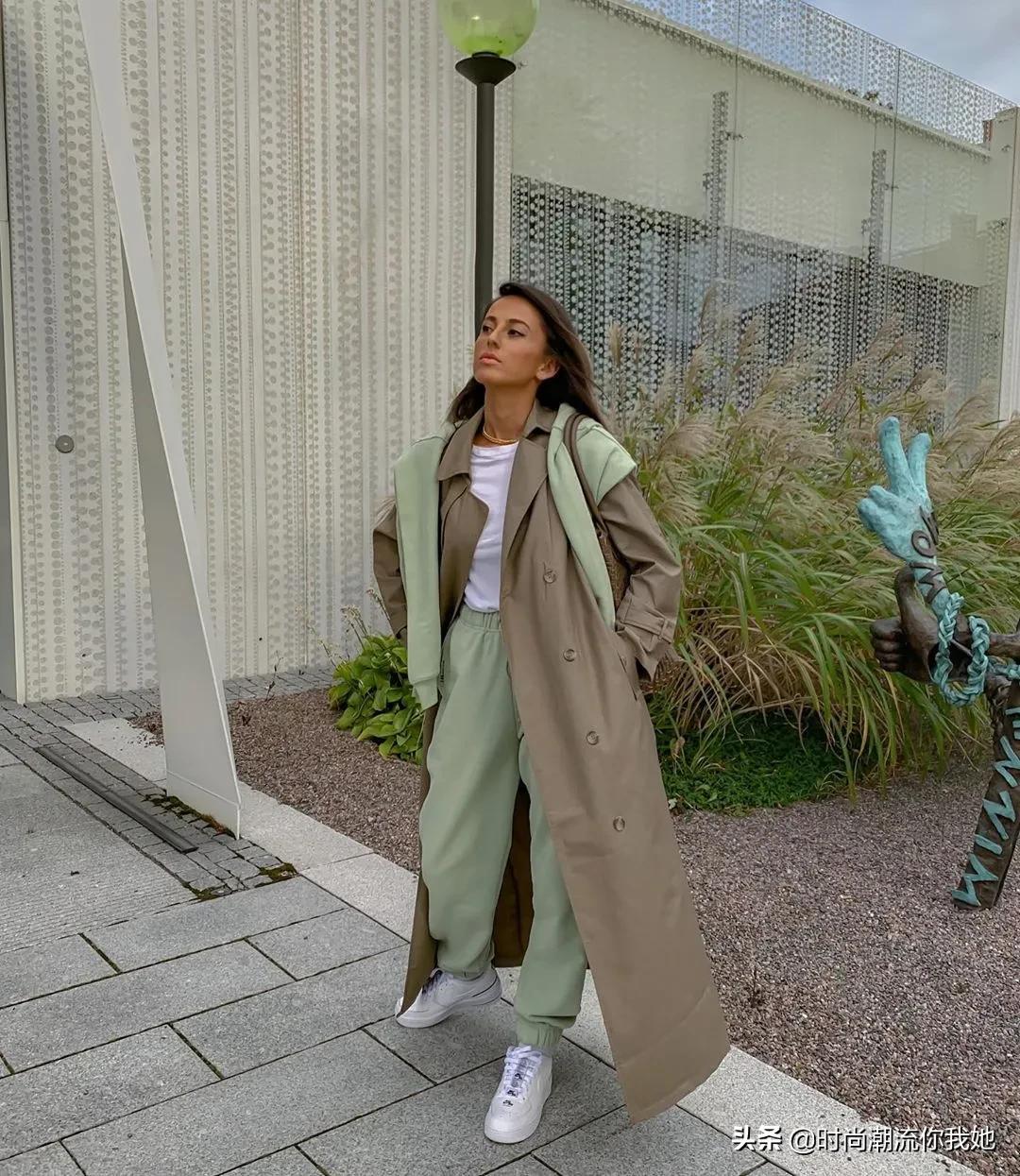 夏天穿马卡龙色系的长裤,马卡龙紫色裤子搭配