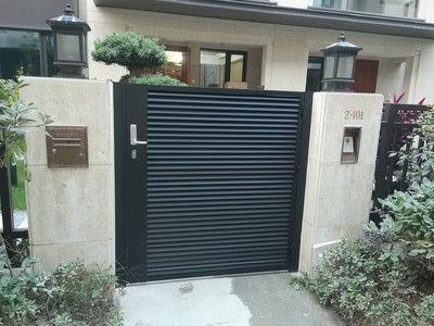 庭院入户门设计效果图,入户门庭院设计