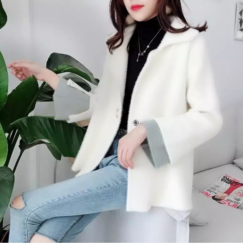 水貂绒外套穿搭冬季,水貂绒外套搭配保暖