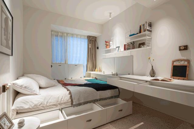 西安母女的111㎡三室暗房，拱形门、水磨石，超强储物力