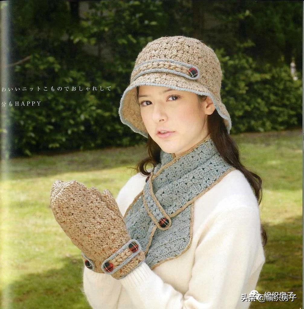 钩针编织帽子儿童帽教程,钩针帽子成人冬款合集