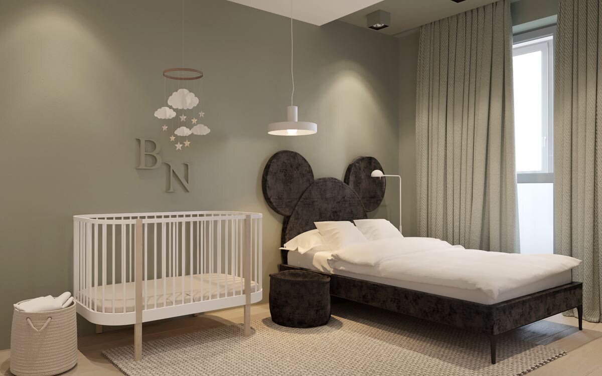 简约现代装修风格灰色系搭配绿植,现代简约风装修颜色搭配