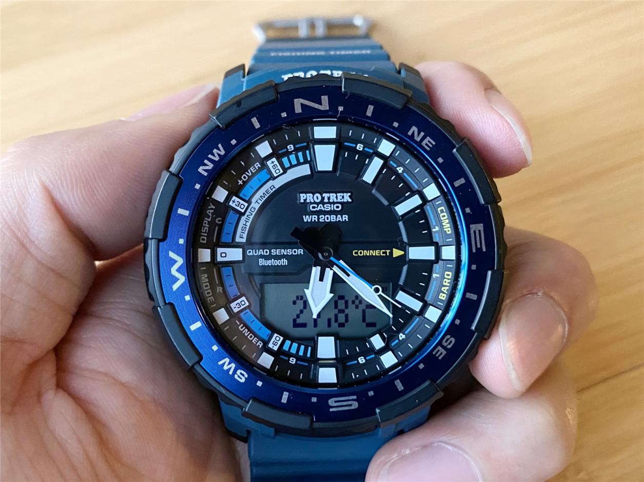 卡西欧protrek三重感应登山表prw-3500,卡西欧multibandprotrek