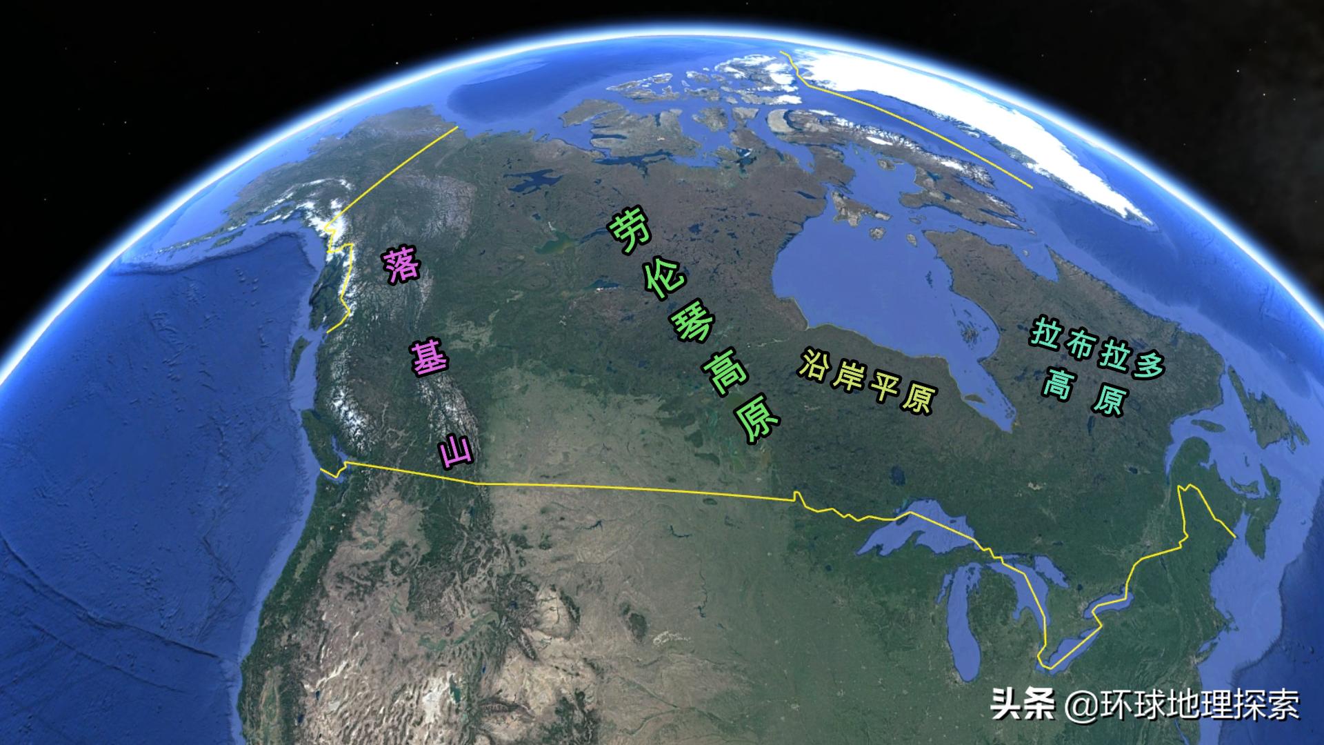 印度和加拿大英联邦国家,加拿大国家分布图