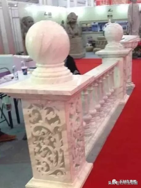 别墅大理石栏杆款式大全,别墅阳台栏杆温州石材