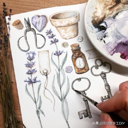 自制手帐本蕾丝花边,自制复古手帐蕾丝花边教程