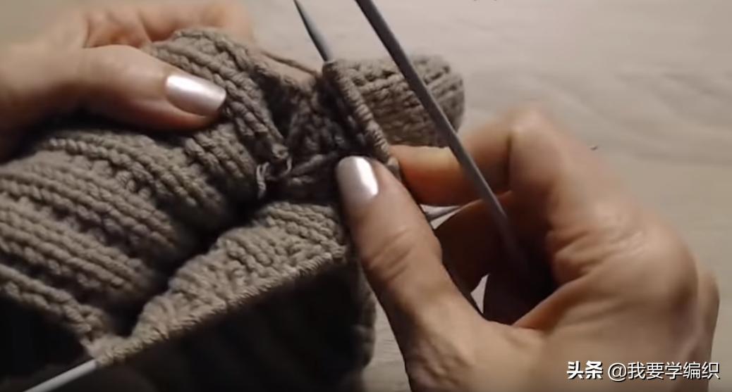 织半指手套的教程,织手套冬女款教程