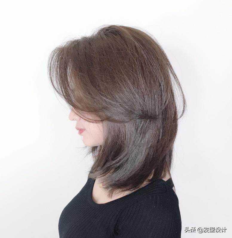 中长发发型免打理造型,中长发披发发型理发店