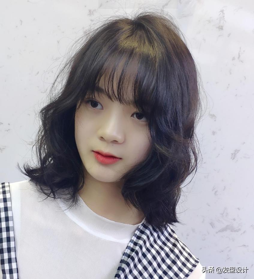中长发发型免打理造型,中长发披发发型理发店