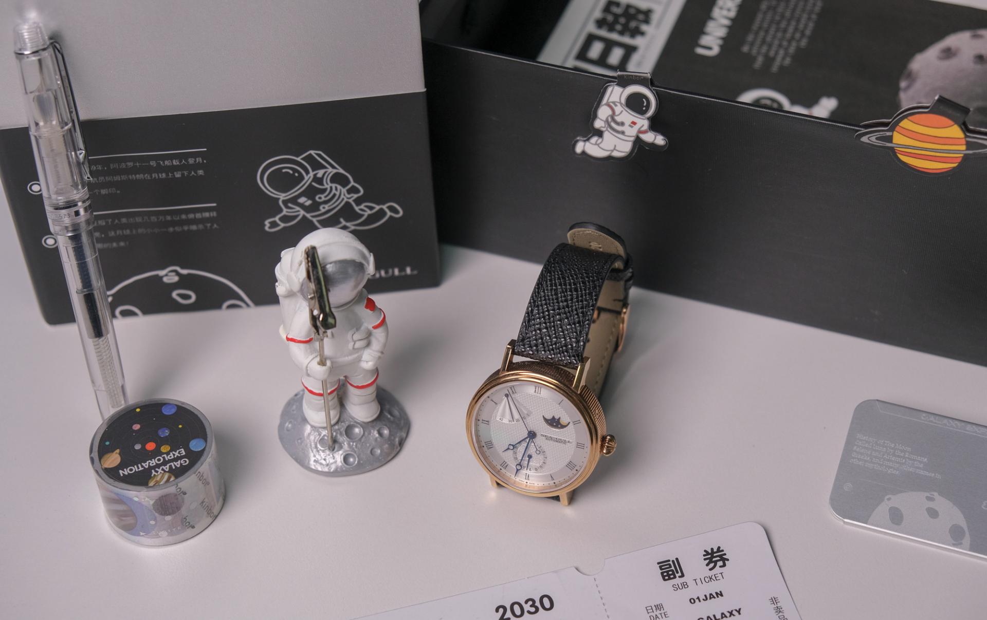 海鸥月相文创礼盒龙年,海鸥月相腕表文创礼盒